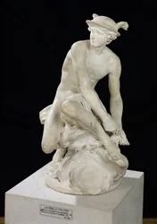 Merkury przypinający swoje skrzydlate sandały, 1744